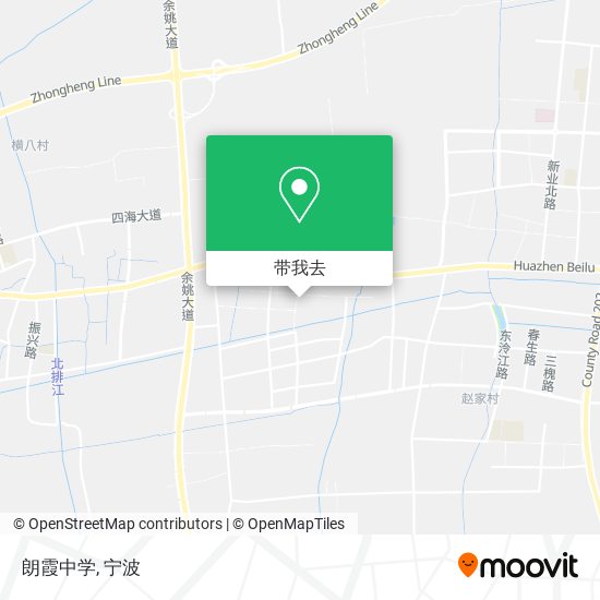 朗霞中学地图