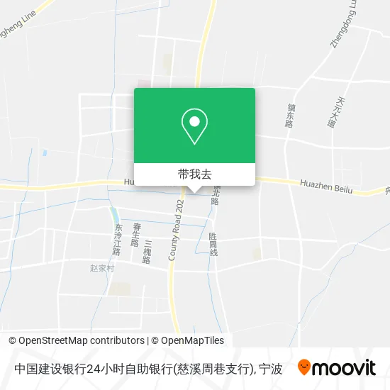 中国建设银行24小时自助银行(慈溪周巷支行)地图