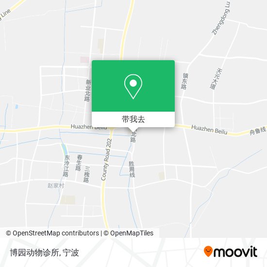 博园动物诊所地图