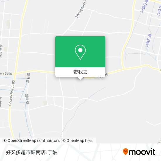 好又多超市塘南店地图