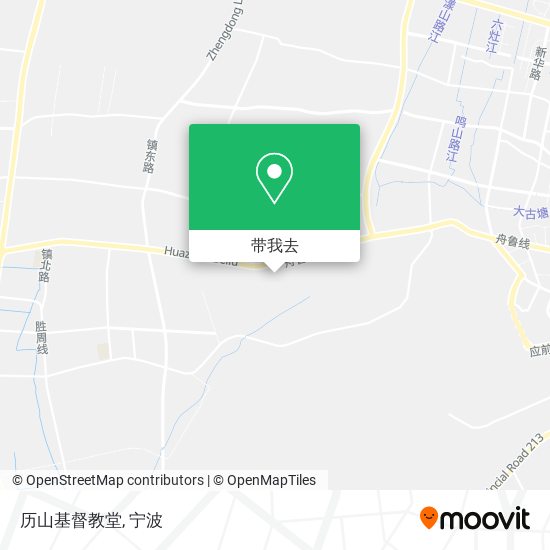 历山基督教堂地图