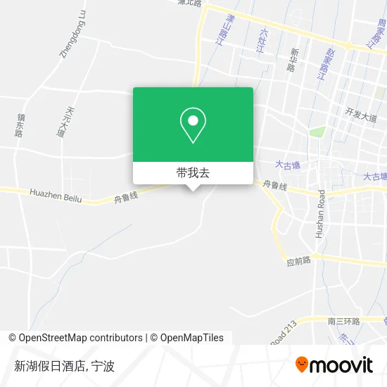 新湖假日酒店地图