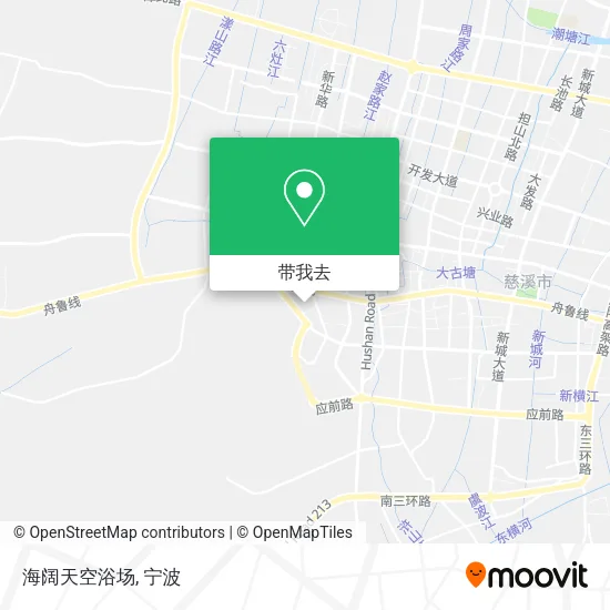 海阔天空浴场地图