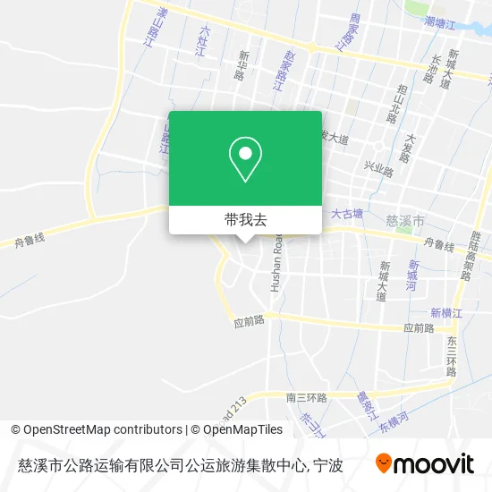 慈溪市公路运输有限公司公运旅游集散中心地图