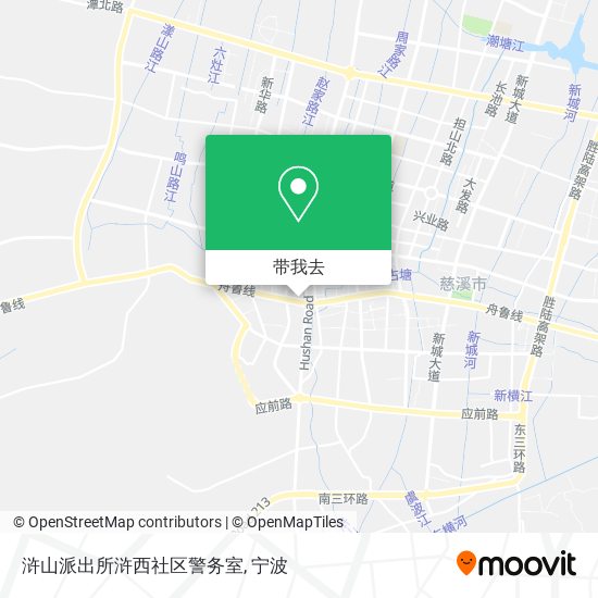 浒山派出所浒西社区警务室地图