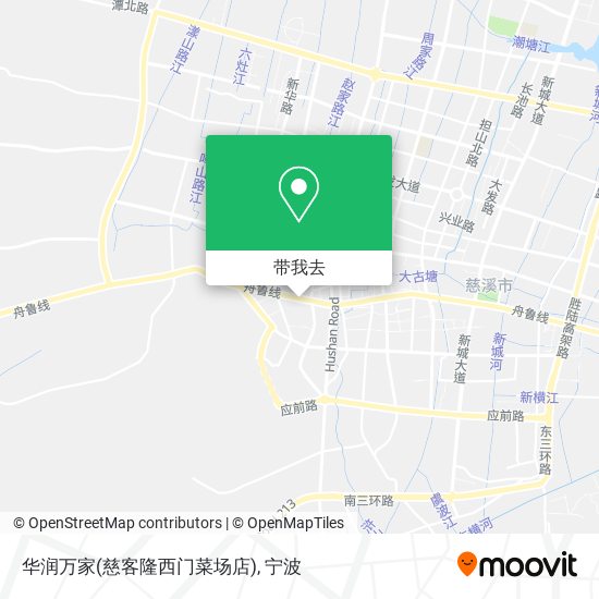 华润万家(慈客隆西门菜场店)地图