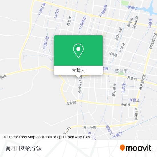 蔺州川菜馆地图
