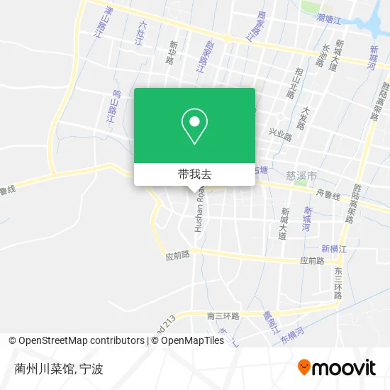 蔺州川菜馆地图