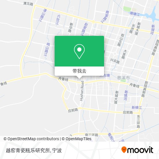 越窑青瓷瓯乐研究所地图