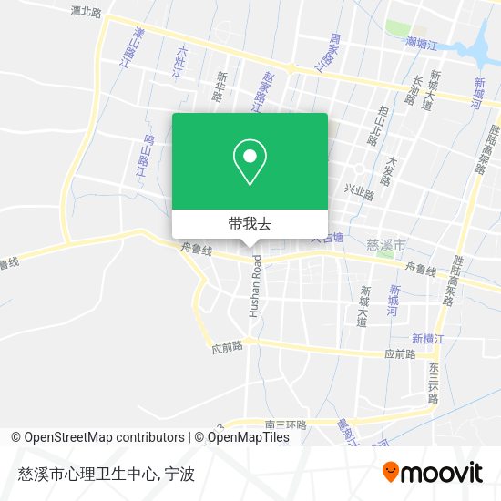 慈溪市心理卫生中心地图