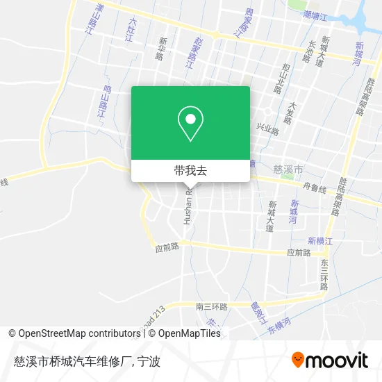 慈溪市桥城汽车维修厂地图