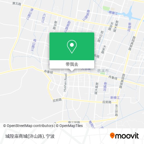 城隍庙商城(浒山路)地图