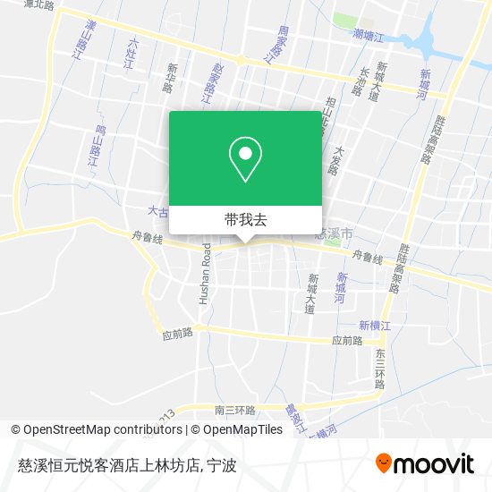 慈溪恒元悦客酒店上林坊店地图