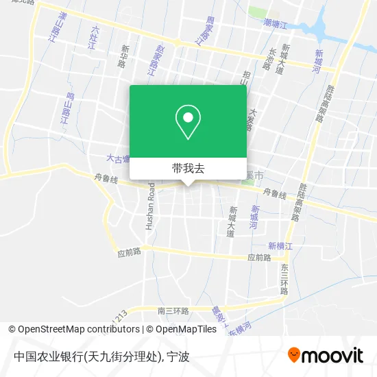 中国农业银行(天九街分理处)地图