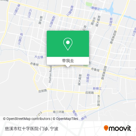 慈溪市红十字医院-门诊地图