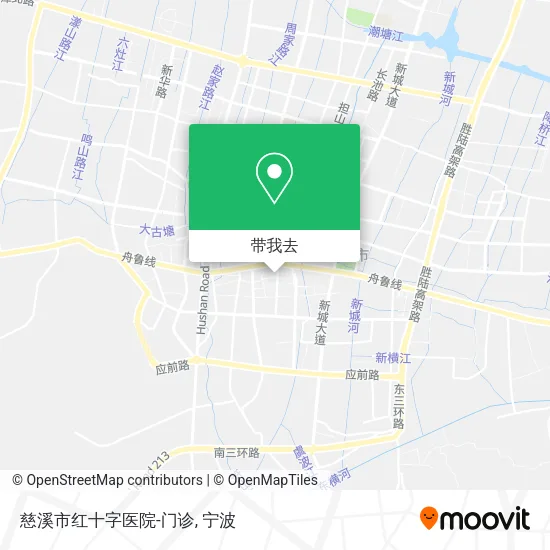 慈溪市红十字医院-门诊地图