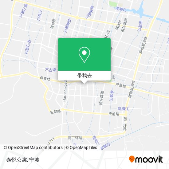泰悦公寓地图