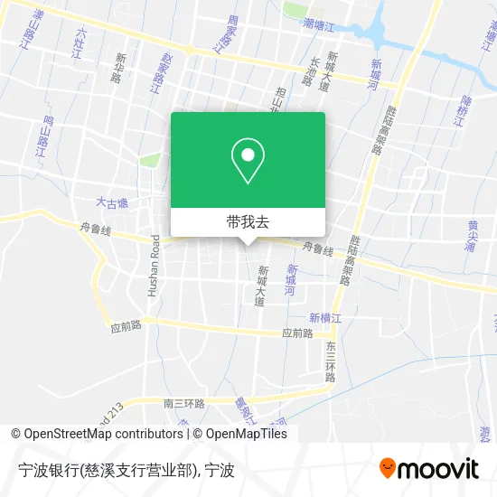 宁波银行(慈溪支行营业部)地图