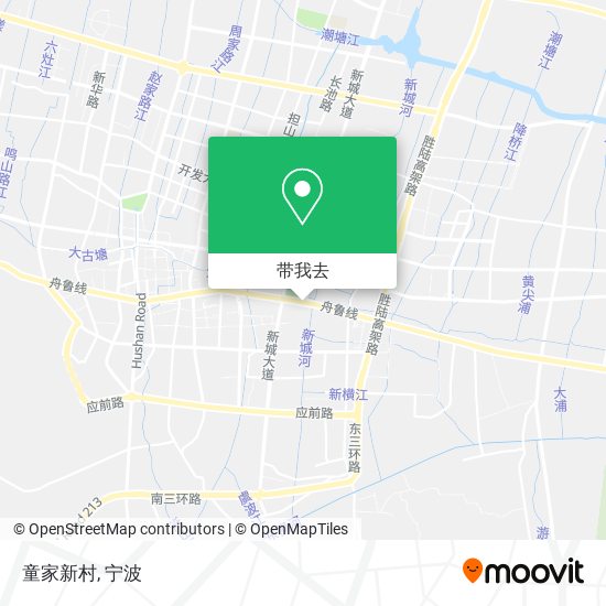 童家新村地图