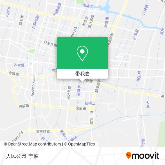 人民公园地图