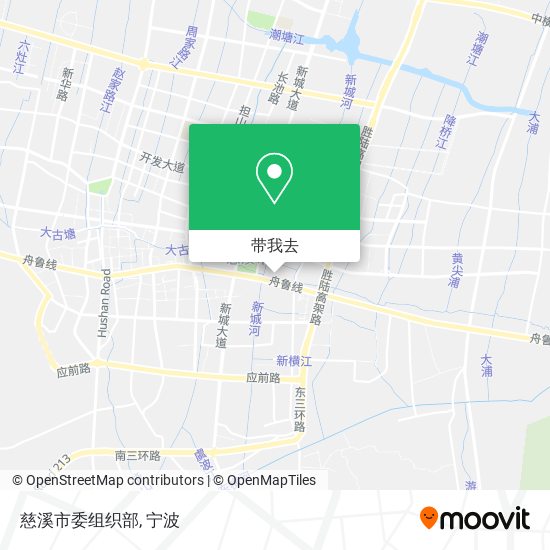 慈溪市委组织部地图