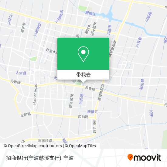 招商银行(宁波慈溪支行)地图