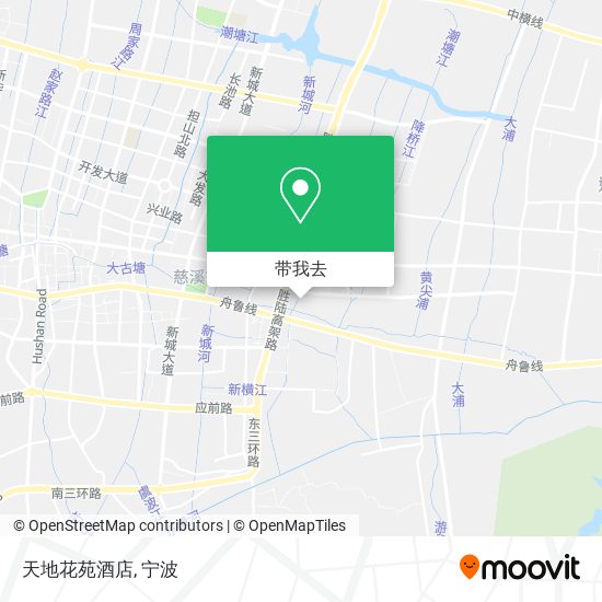 天地花苑酒店地图