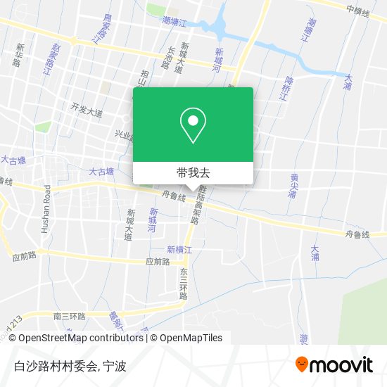 白沙路村村委会地图