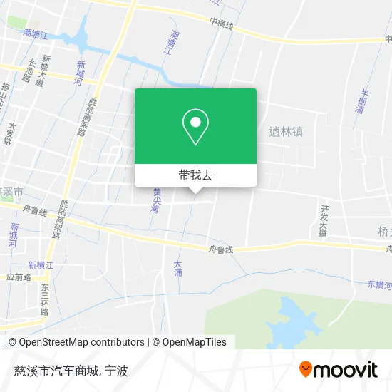 慈溪市汽车商城地图