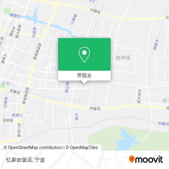 忆家欢饭店地图
