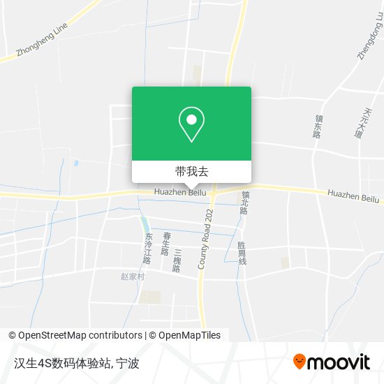 汉生4S数码体验站地图