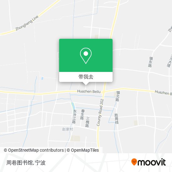 周巷图书馆地图