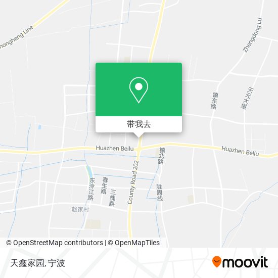 天鑫家园地图