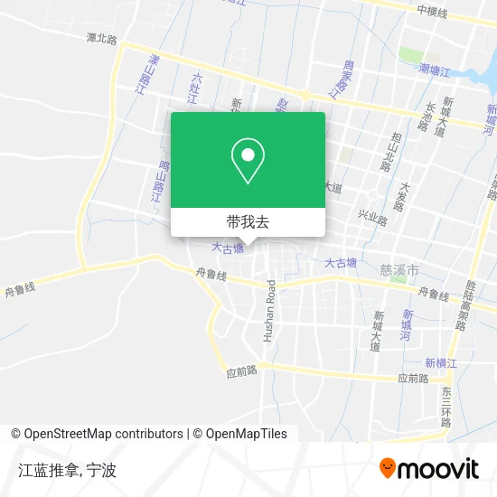 江蓝推拿地图