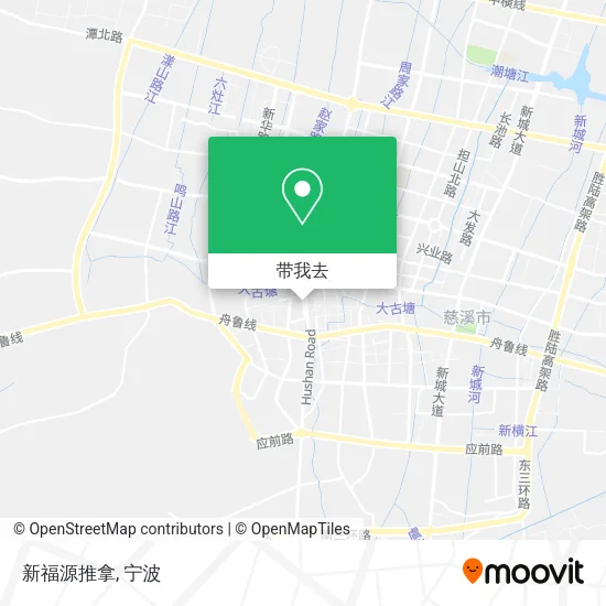 新福源推拿地图