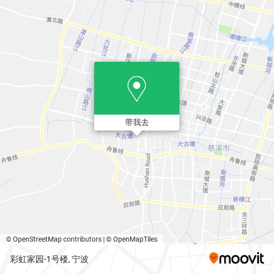 彩虹家园-1号楼地图