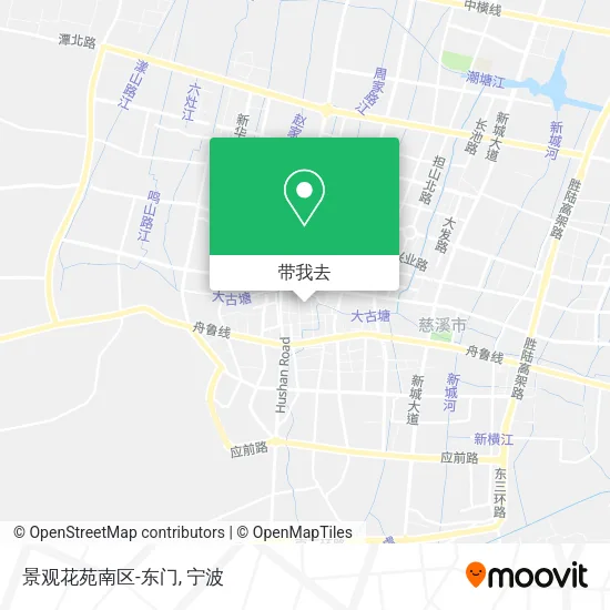 景观花苑南区-东门地图