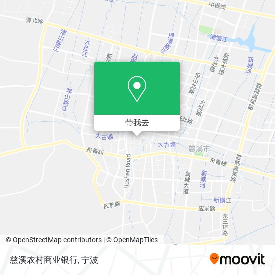 慈溪农村商业银行地图