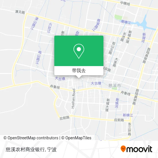 慈溪农村商业银行地图