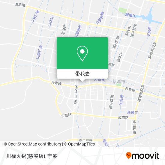 川福火锅(慈溪店)地图