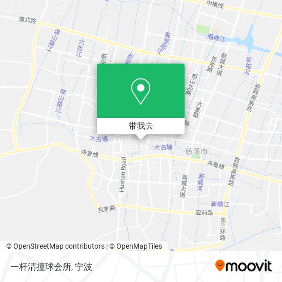 一杆清撞球会所地图