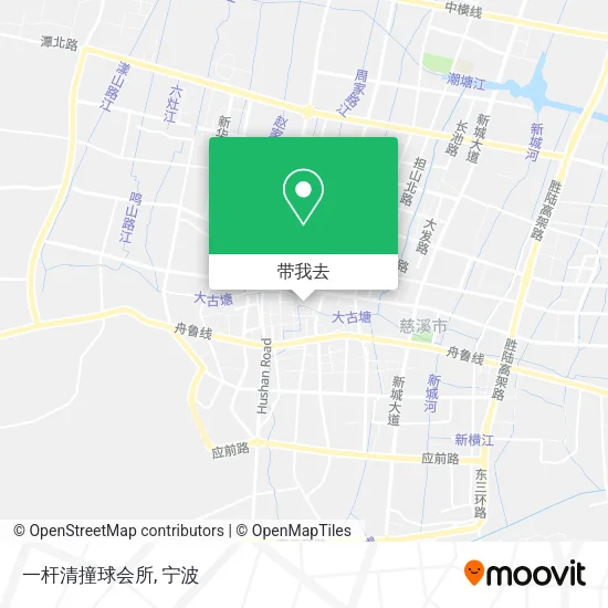 一杆清撞球会所地图
