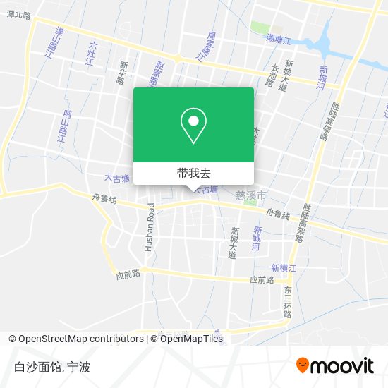 白沙面馆地图