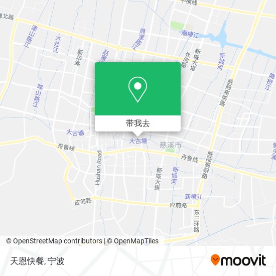 天恩快餐地图