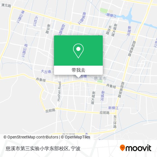 慈溪市第三实验小学东部校区地图