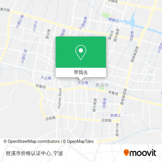 慈溪市价格认证中心地图