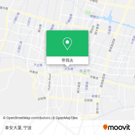 泰安大厦地图