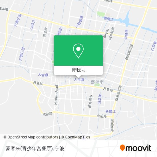 豪客来(青少年宫餐厅)地图