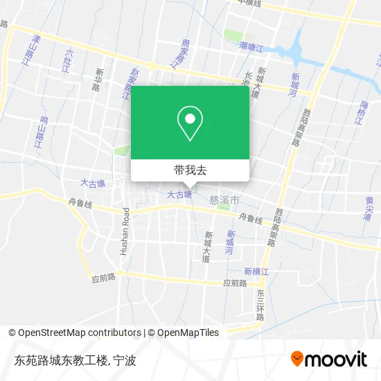 东苑路城东教工楼地图