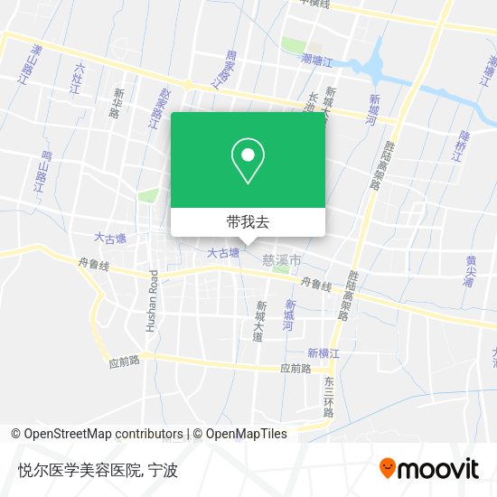 悦尔医学美容医院地图